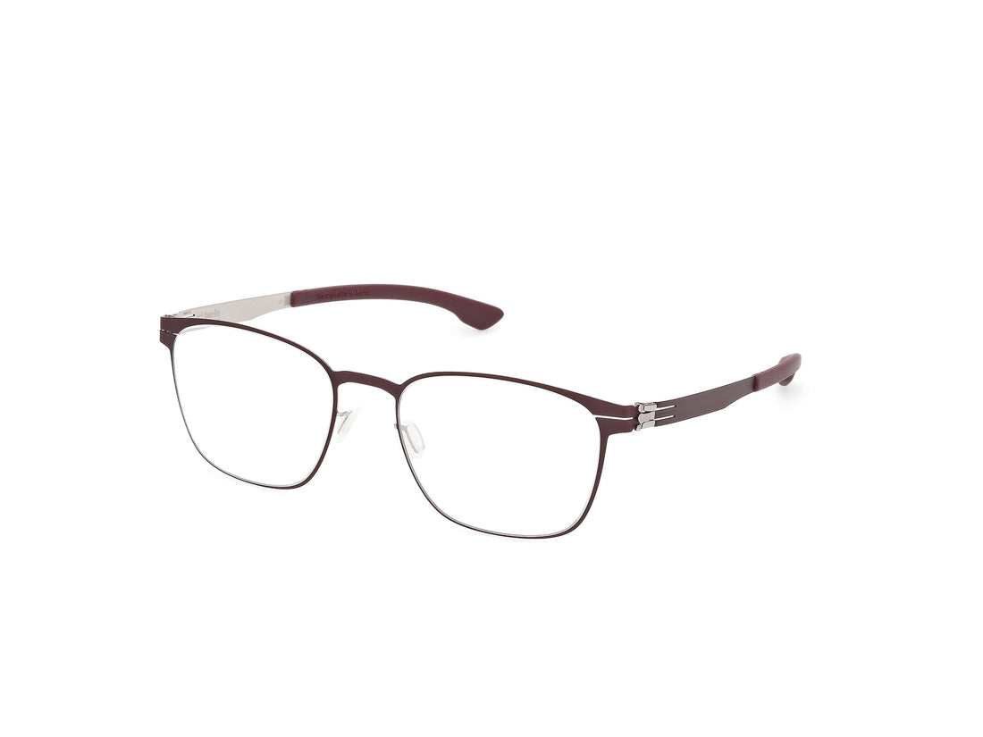 Prescription glasses ic! berlin ic5065 tilmann 071 burdeos masculino size 53mm - Main view