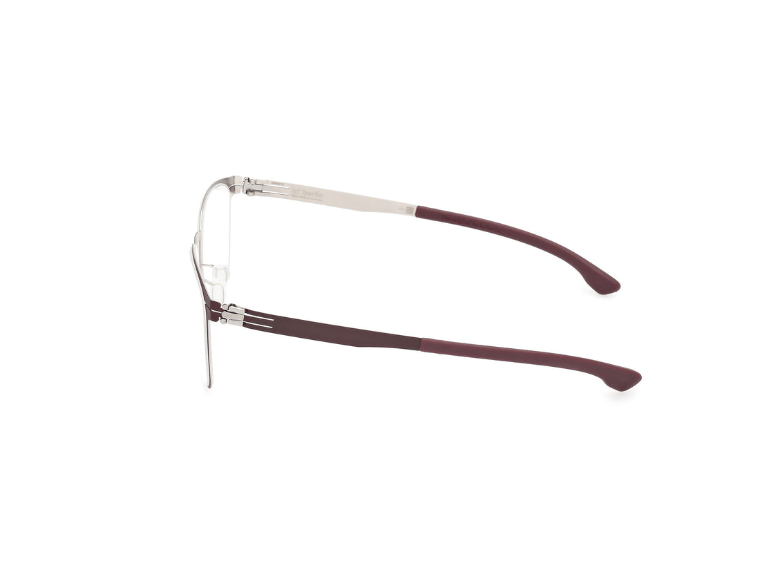 Prescription glasses ic! berlin ic5065 tilmann 071 burdeos masculino size 53mm - Detailed view