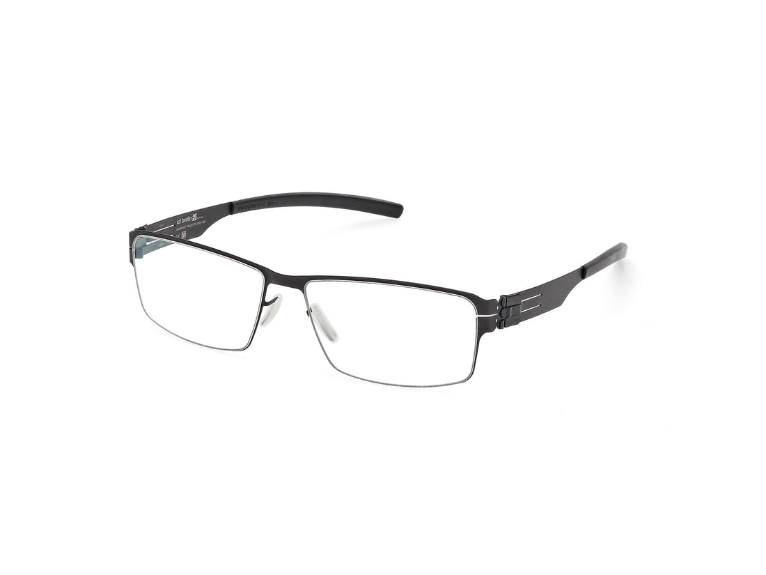 Prescription glasses ic! berlin ic5097 jurgen h. 02a negro masculino size 57mm - Main view