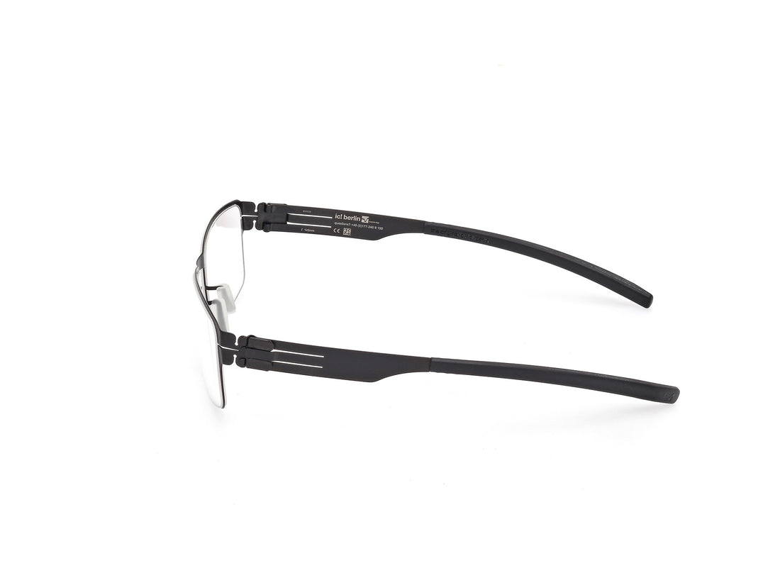 Prescription glasses ic! berlin ic5097 jurgen h. 02a negro masculino size 57mm - Detailed view