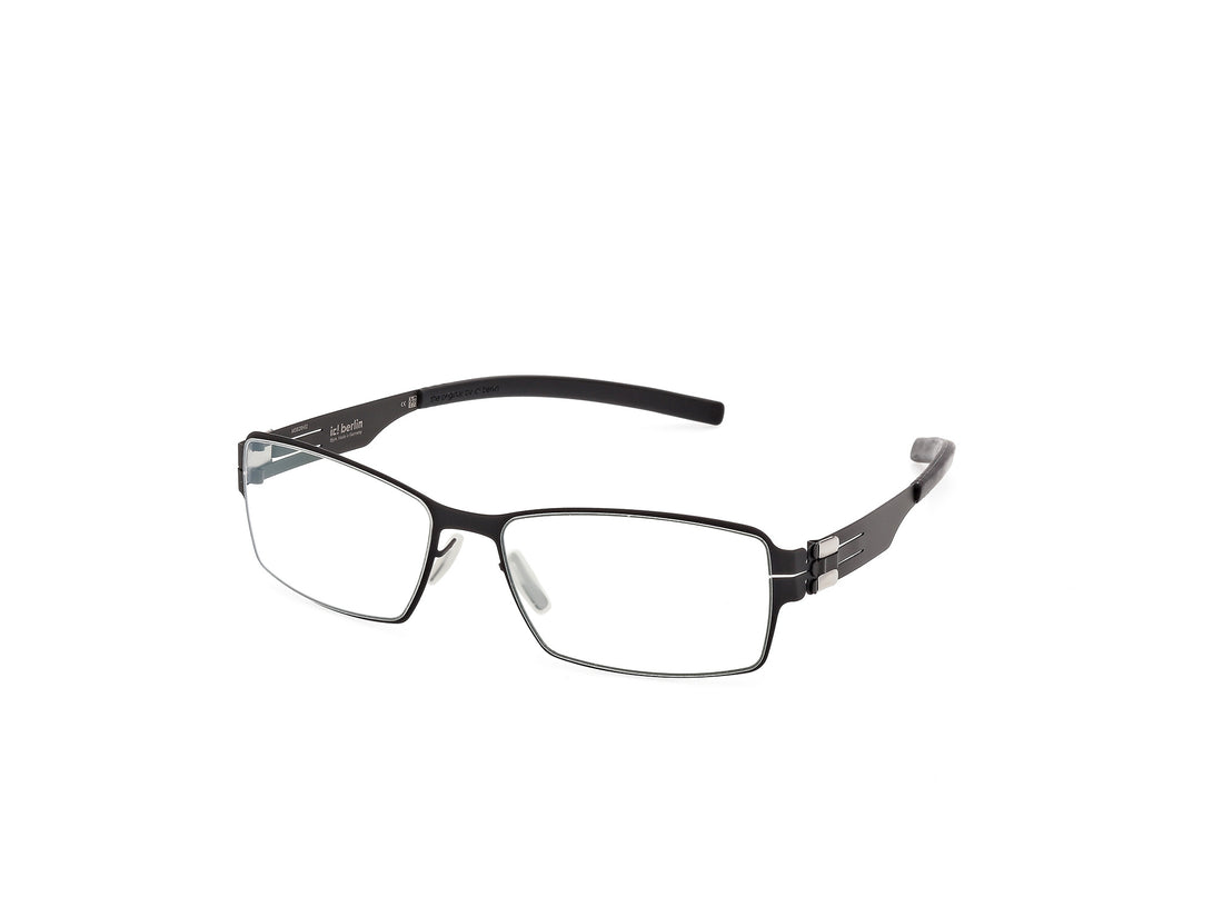 Prescription glasses ic! berlin ic5148 gilbert t. 02b negro masculino size 55mm - Main view