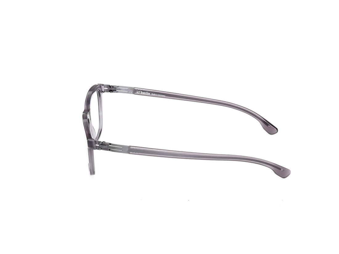 Lunettes de vue ic! berlin ic5162 cynthia 020 gris cat eye femenino taille 53mm - Vue détaillée