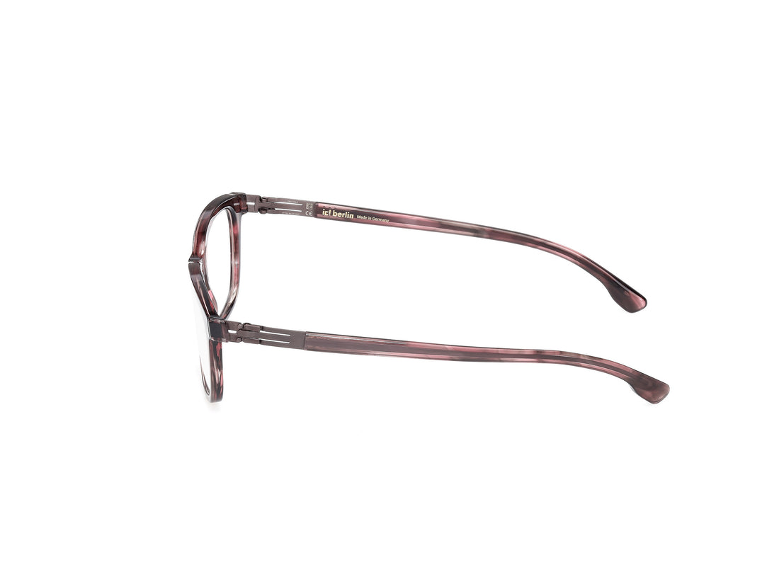 Lunettes de vue ic! berlin ic5162 cynthia 050 marron cat eye femenino taille 53mm - Vue détaillée