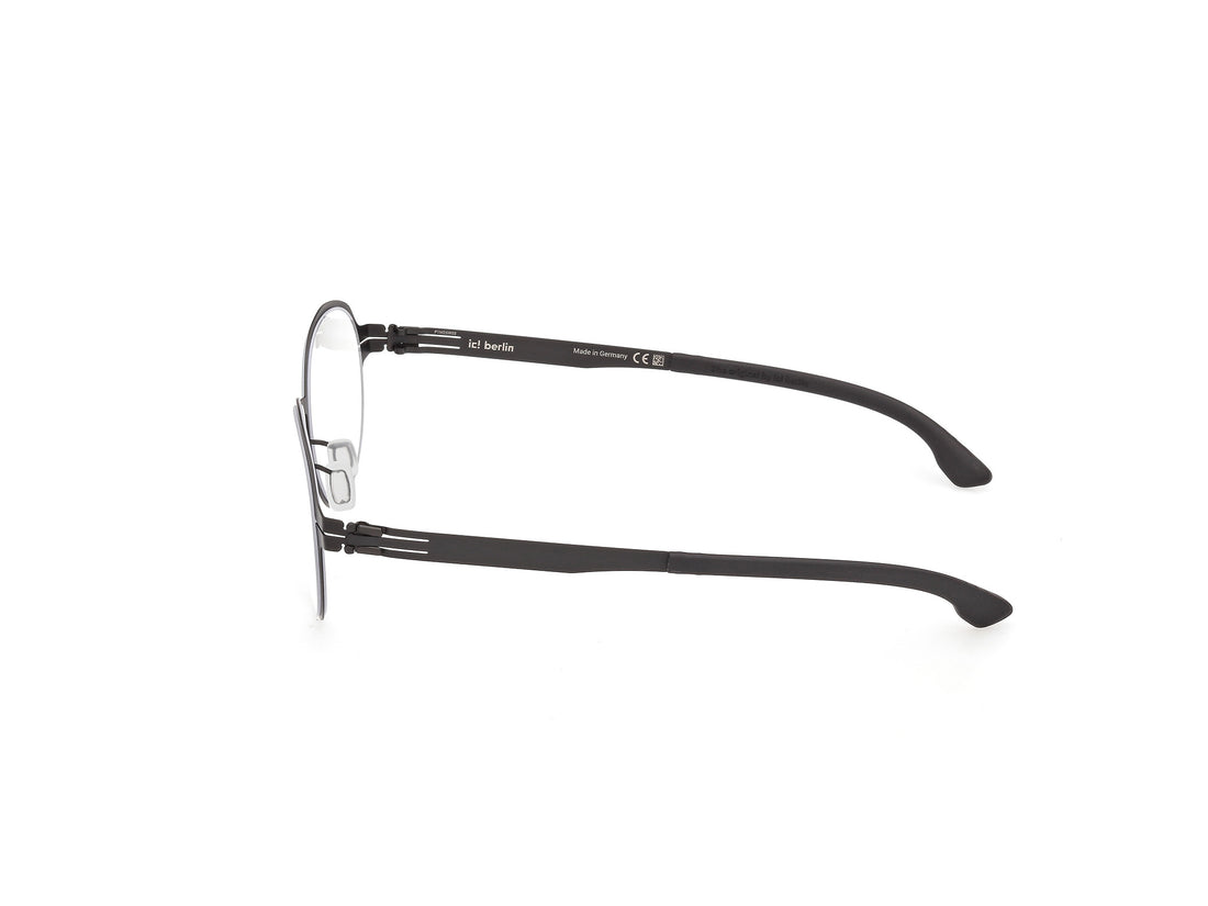 Prescription glasses ic! berlin ic5171 kleo 002 negro round unisex size 49mm - Detailed view