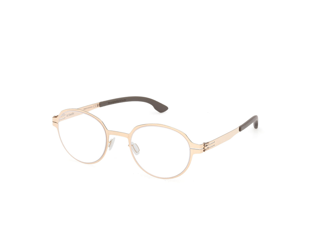 Prescription glasses ic! berlin ic5171 kleo 028 dorado round unisex size 49mm - Main view