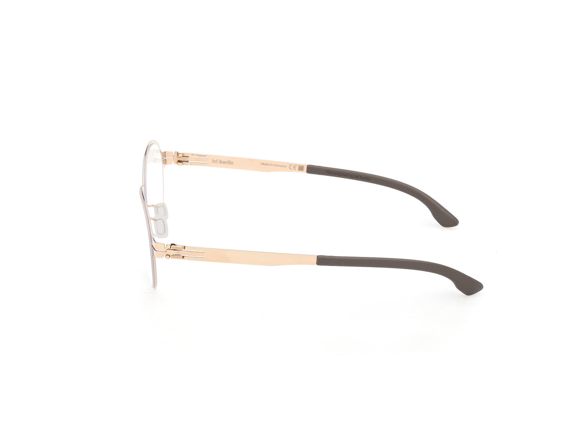 Prescription glasses ic! berlin ic5171 kleo 028 dorado round unisex size 49mm - Detailed view