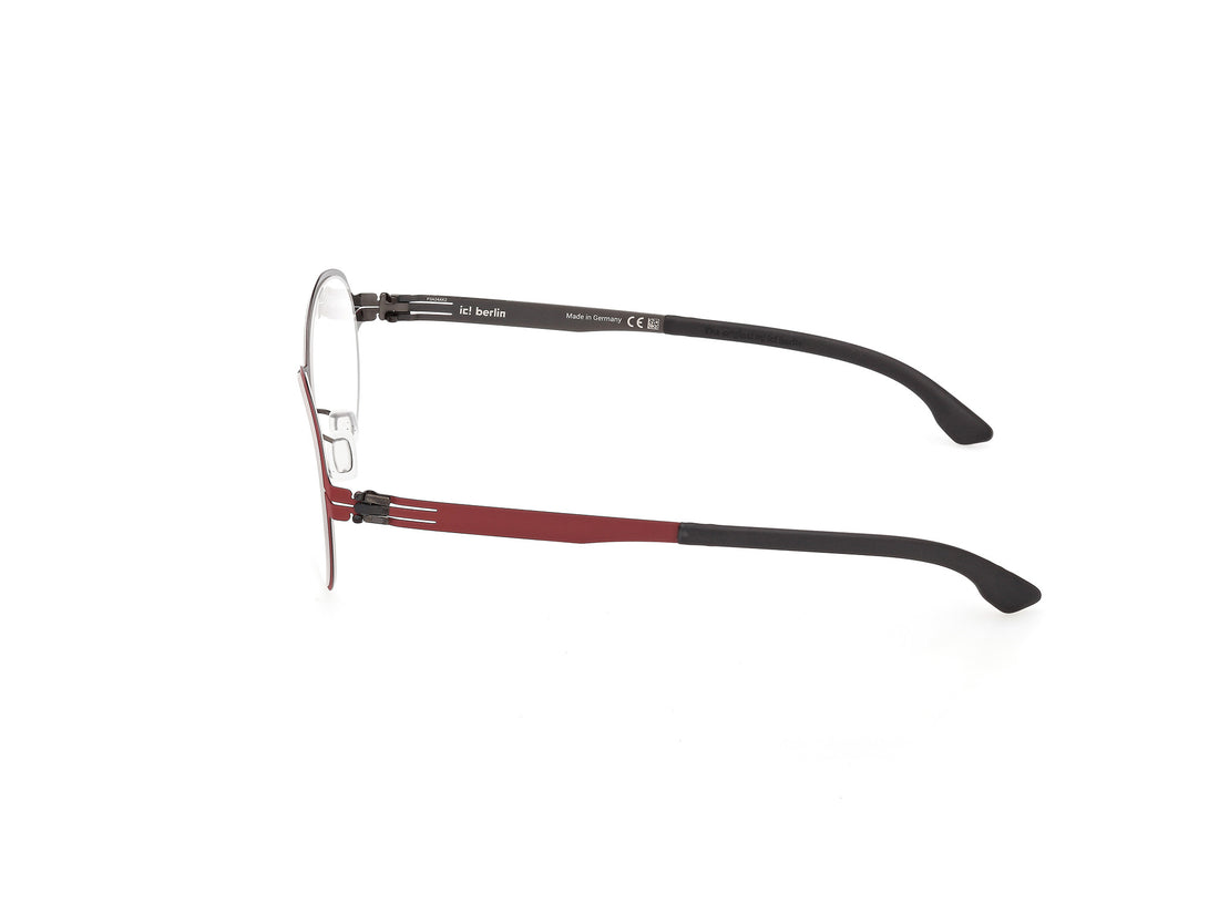 Prescription glasses ic! berlin ic5171 kleo 068 rojo round unisex size 49mm - Detailed view
