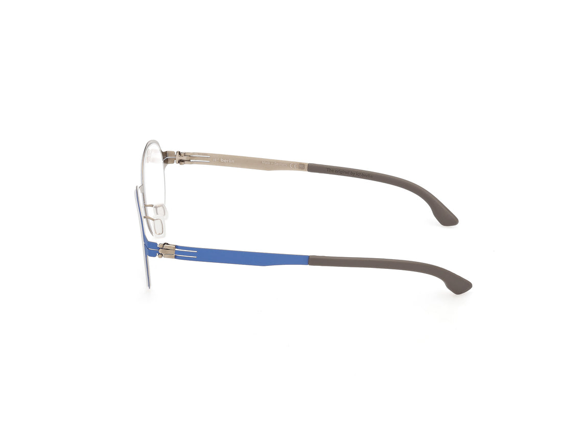 Prescription glasses ic! berlin ic5171 kleo 086 azul round unisex size 49mm - Detailed view
