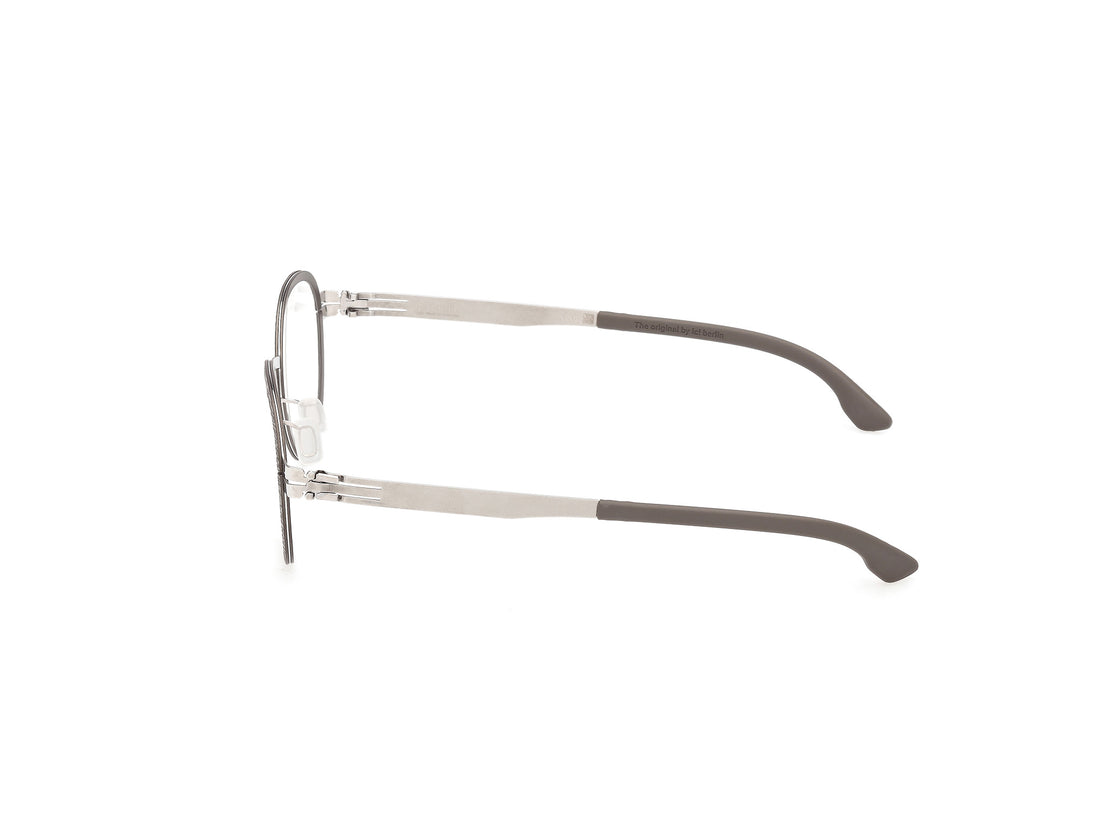 Prescription glasses ic! berlin ic5326 gallium 020 gris round infantil size 49mm - Detailed view