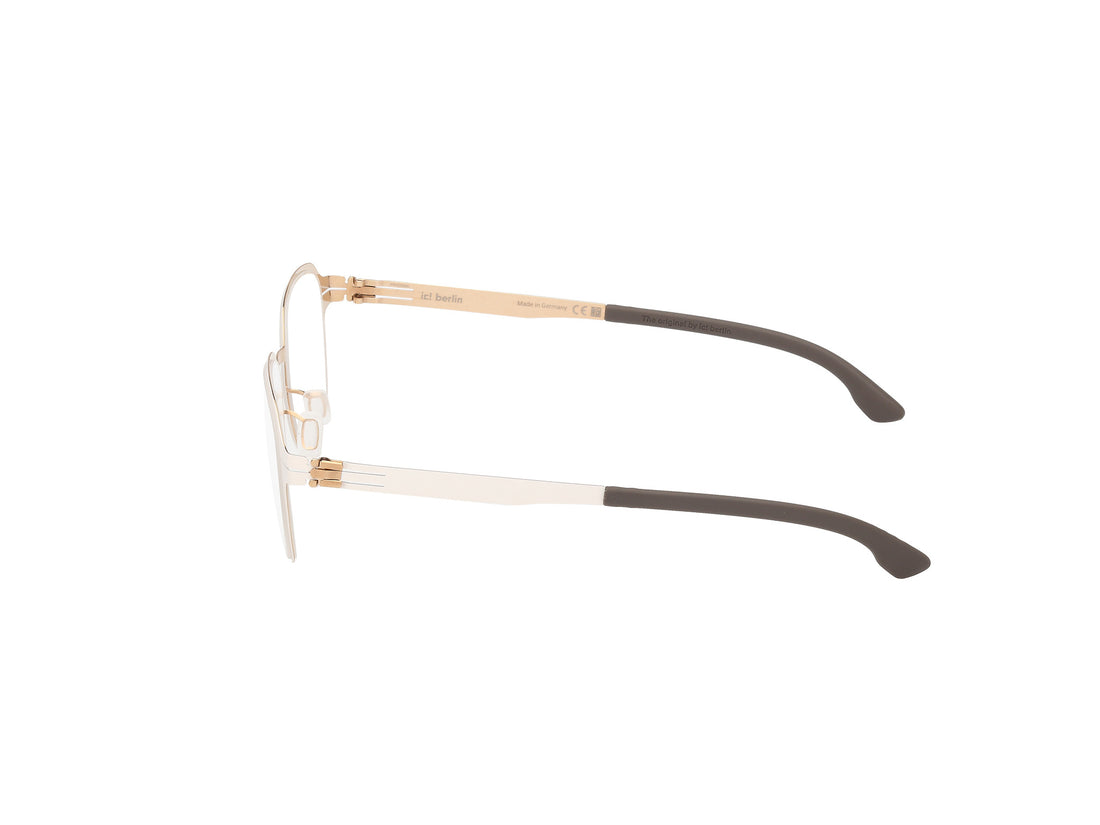 Óculos graduados ic! berlin ic5328 inko 059 beige square unisex tamanho 52mm - Vista de detalhe