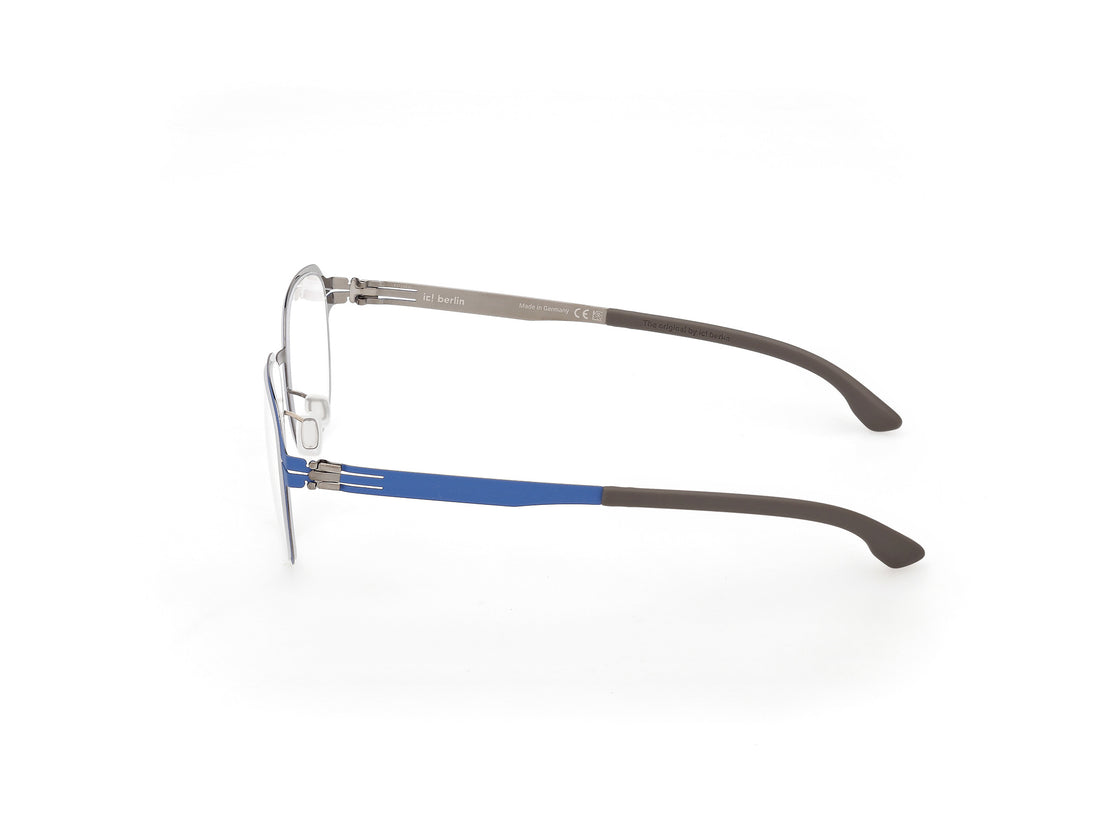 Óculos graduados ic! berlin ic5328 inko 086 azul square unisex tamanho 52mm - Vista de detalhe