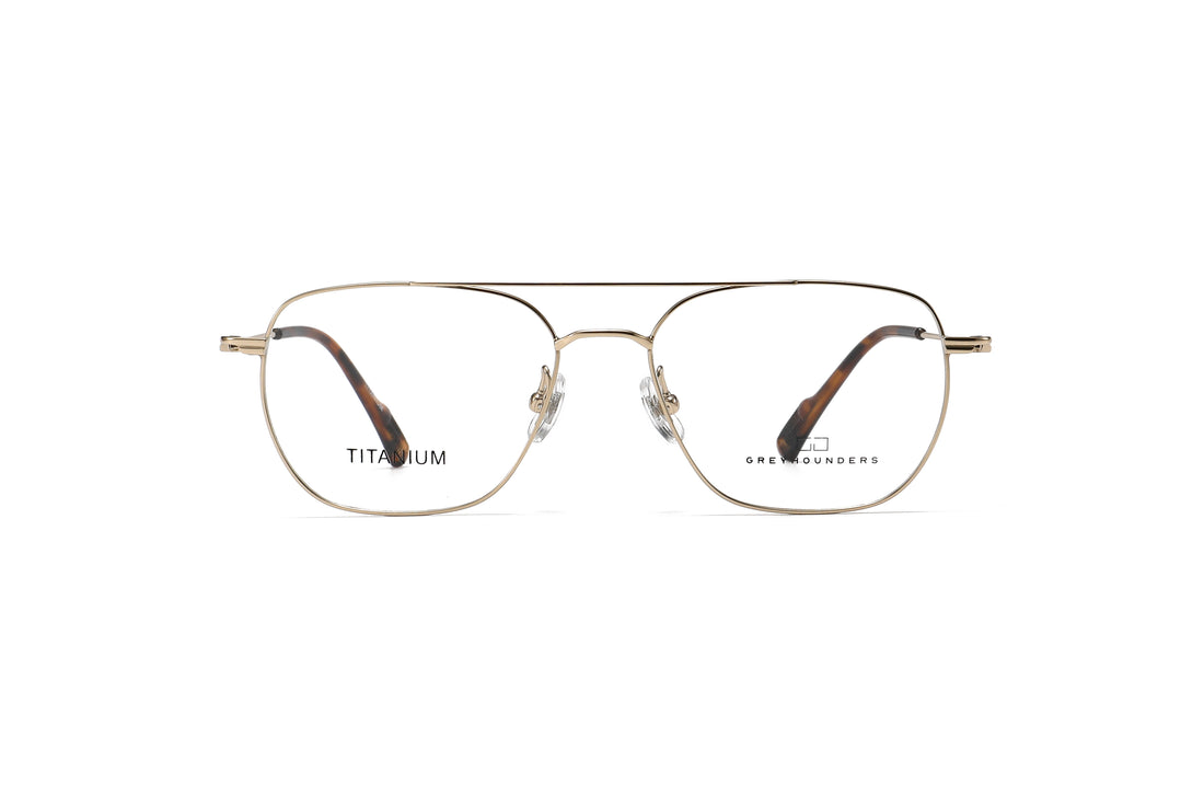 Occhiali da vista greyhounders avi c2 s gold dorado navigator unisex taglia 54mm - Vista dettagliata