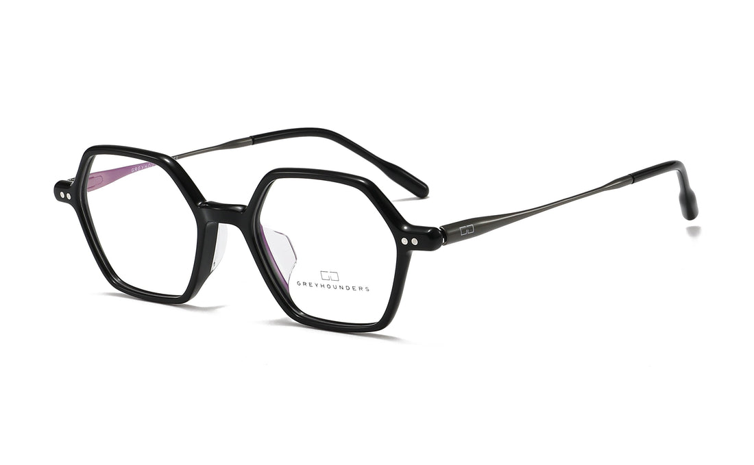 Occhiali da vista greyhounders galle c1 s black negro geometric unisex taglia 51mm - Vista principale