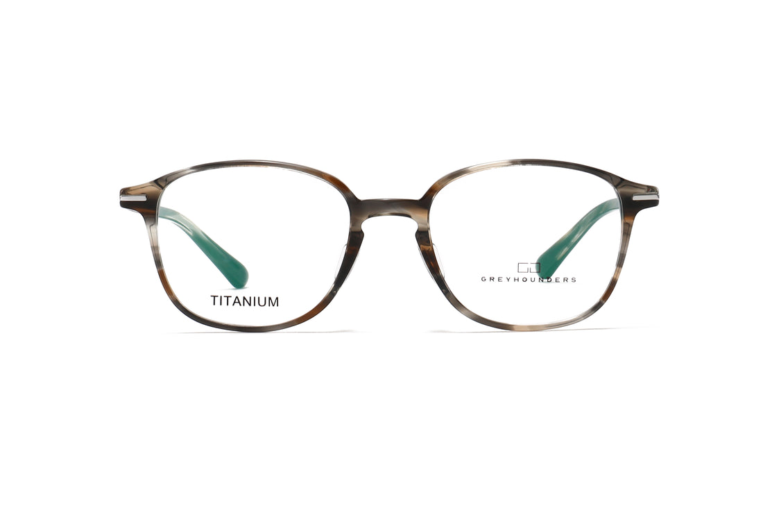 Occhiali da vista greyhounders oris c2 s transparent transparente square unisex taglia 52mm - Vista dettagliata