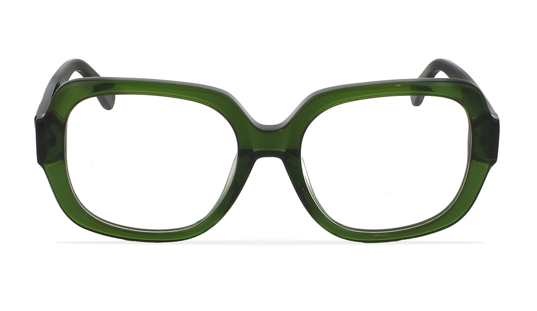 Occhiali da vista greyhounders jade c2 olive green verde square femenino taglia 53mm - Vista dettagliata