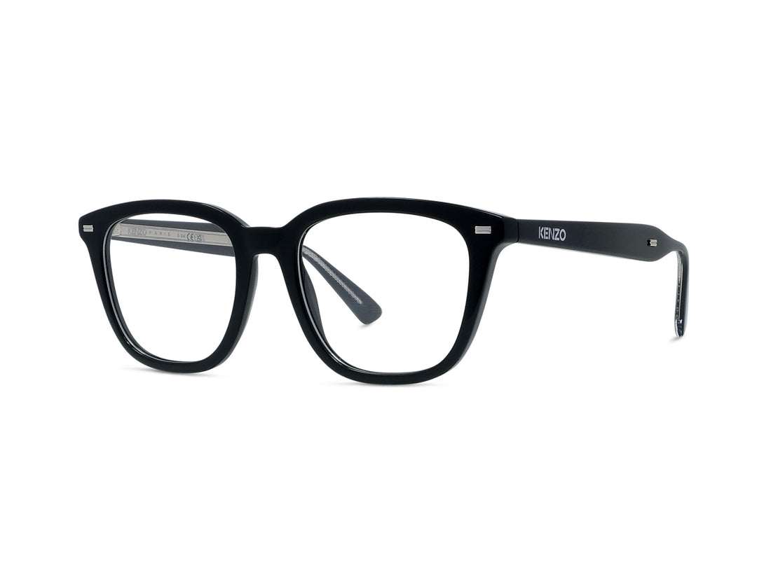 Brillen kenzo weave kz50229i 001 black geometric masculino größe 52mm - Hauptansicht