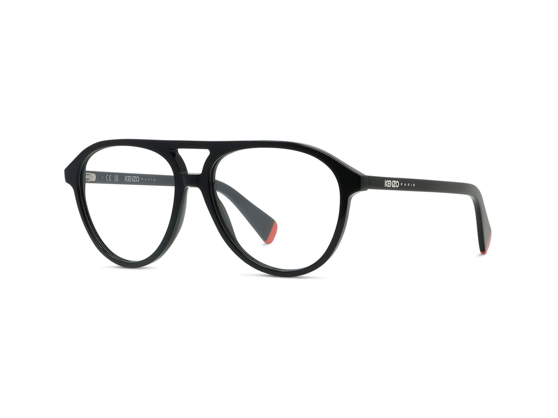 Brillen kenzo aka kz50238i 001 black pilot unisex größe 55mm - Hauptansicht