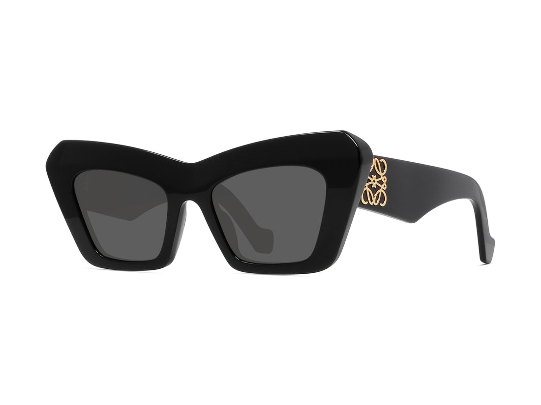 Óculos de sol loewe anagram lw40036i 01a black cat eye femenino tamanho 51mm - Vista principal