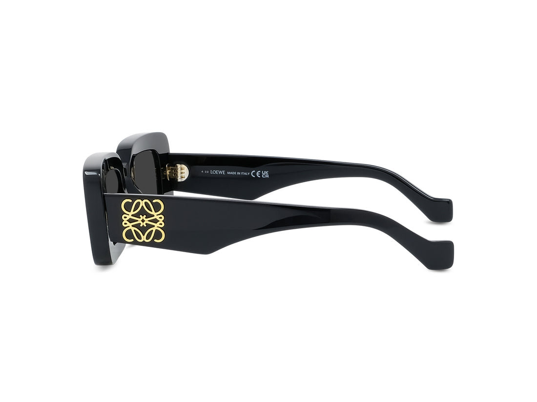 Occhiali da sole loewe anagram lw40101i 01a black geometric femenino taglia 46mm - Vista dettagliata