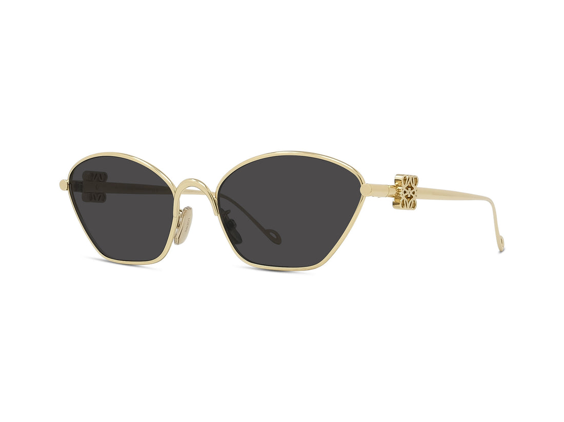 Sunglasses loewe anagram lw40115u 30a gold cat eye femenino size 57mm - Main view