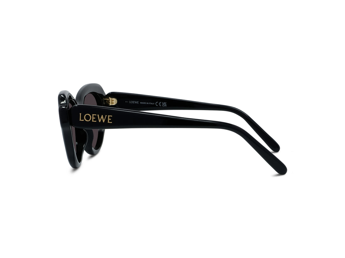 Óculos de sol loewe slim lw40178i 01a black geometric femenino tamanho 53mm - Vista de detalhe