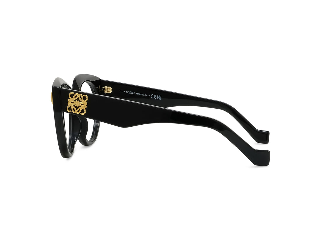 Prescription glasses loewe anagram lw50081i 001 black geometric femenino size 51mm - Detailed view