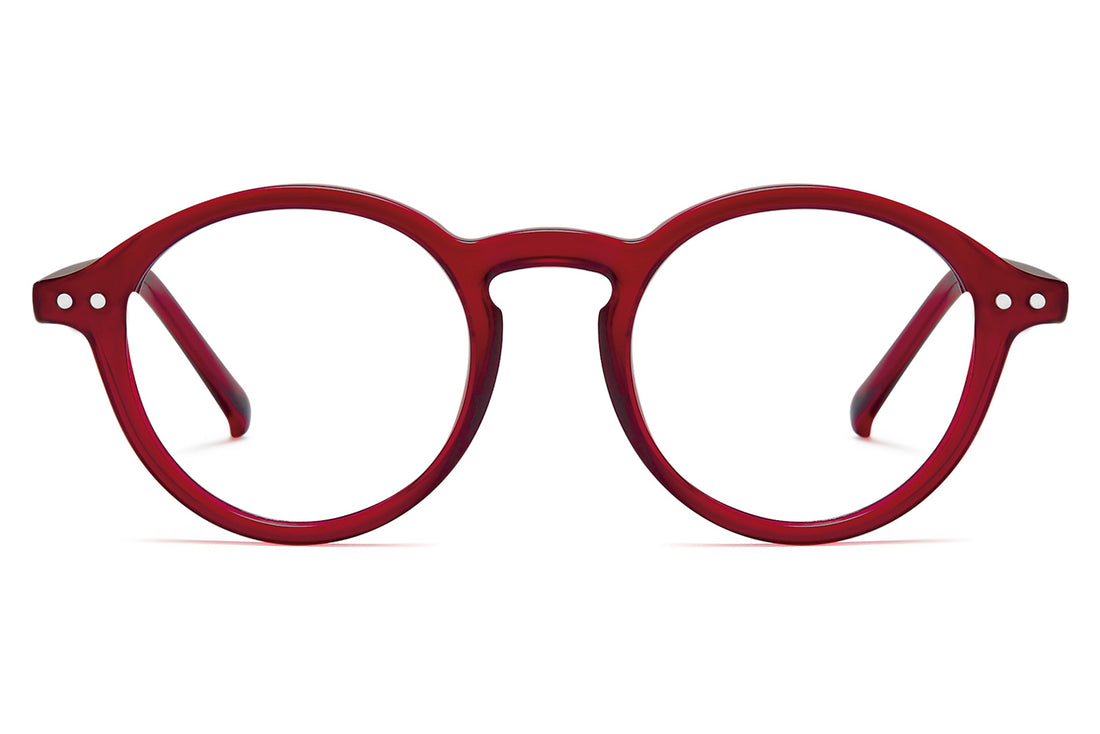 Óculos graduados greyhounders m-cp100 m-cp100a rojo round infantil tamanho 43mm - Vista de detalhe