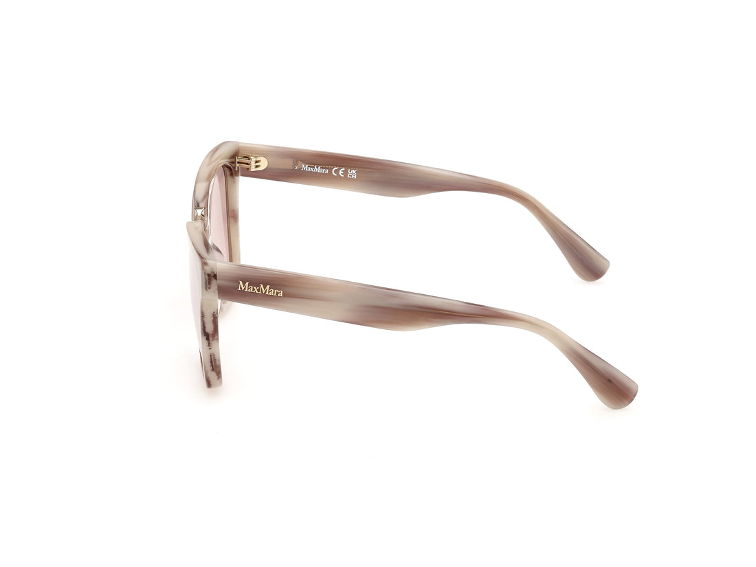 Sonnenbrillen maxmara mm0089 60g beige femenino größe 53mm - Detailansicht