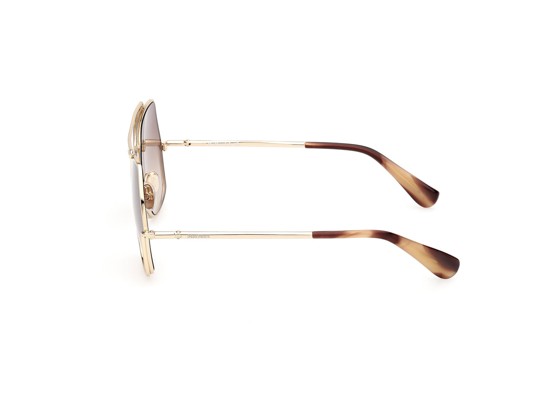 Gafas de sol maxmara mm0102 elsapetite 32f dorado pilot femenino talla 58mm - Vista de detalle