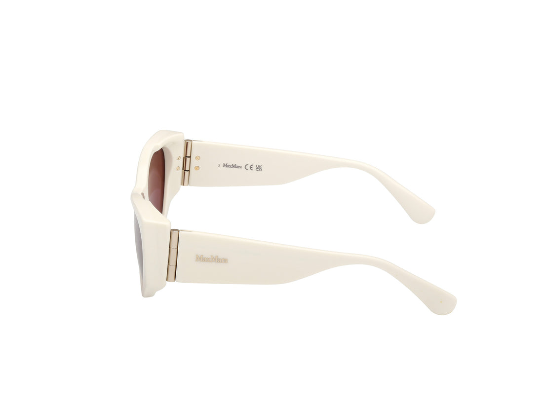 Gafas de sol maxmara mm0132 hinge-1 21e blanco cat eye femenino talla 58mm - Vista de detalle