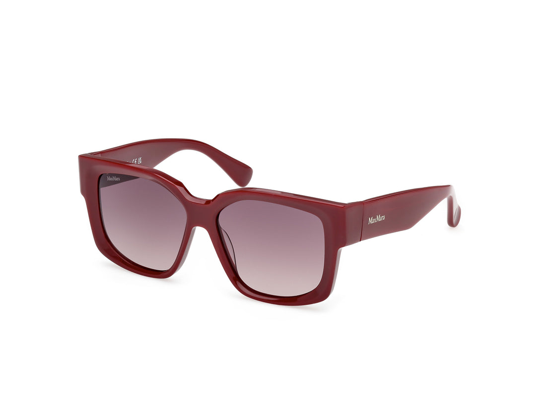 Sunglasses maxmara mm0145 glimpse-7 69z burdeos round femenino size 54mm - Main view