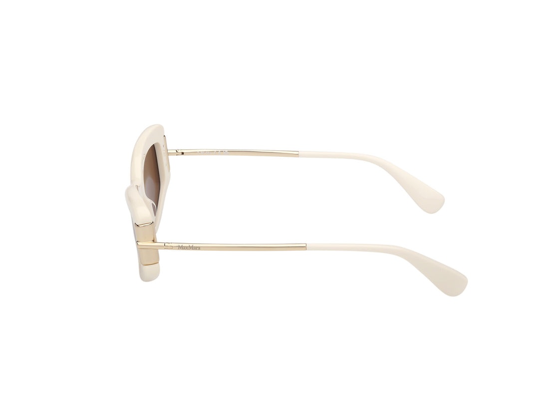 Gafas de sol maxmara mm0189 25e beige cat eye femenino talla 52mm - Vista de detalle