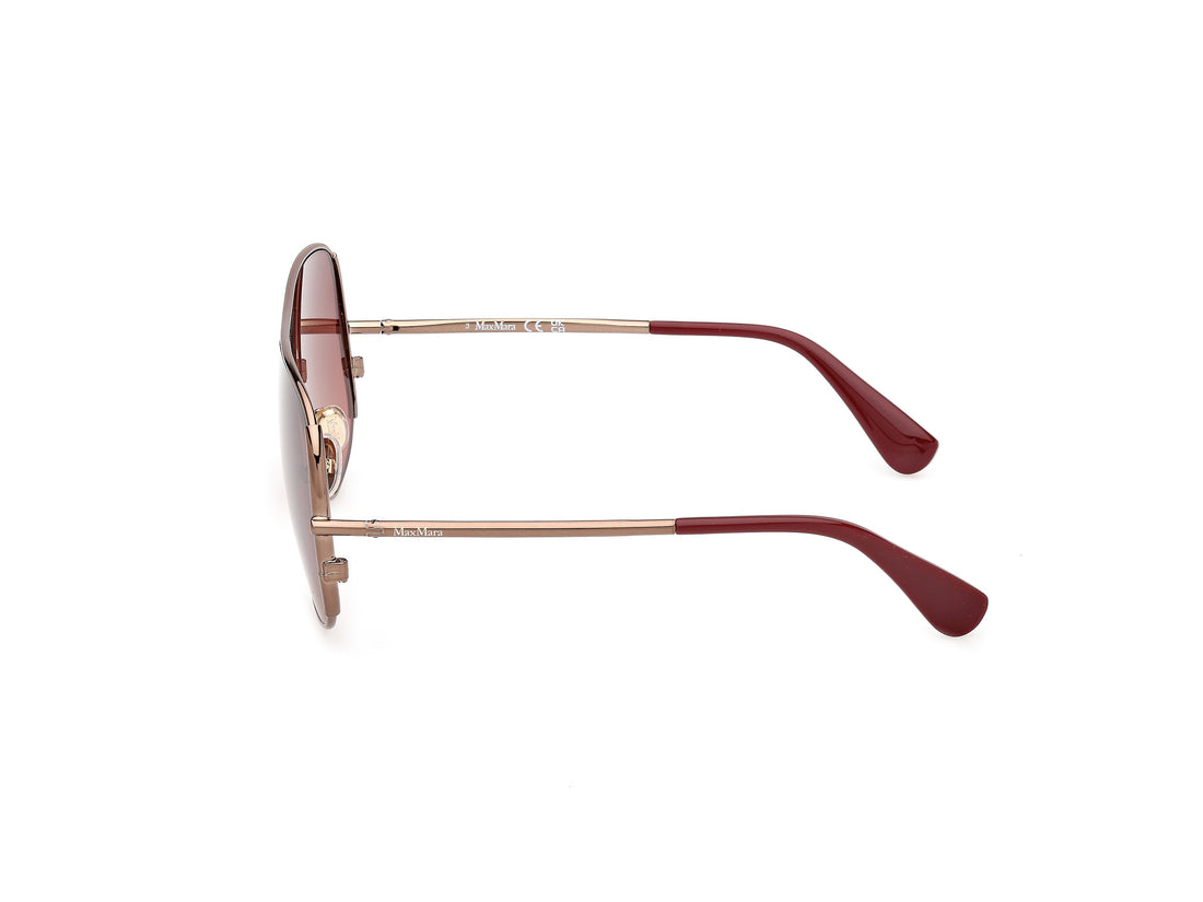 Gafas de sol maxmara mm0190 33t dorado pilot femenino talla 60mm - Vista de detalle