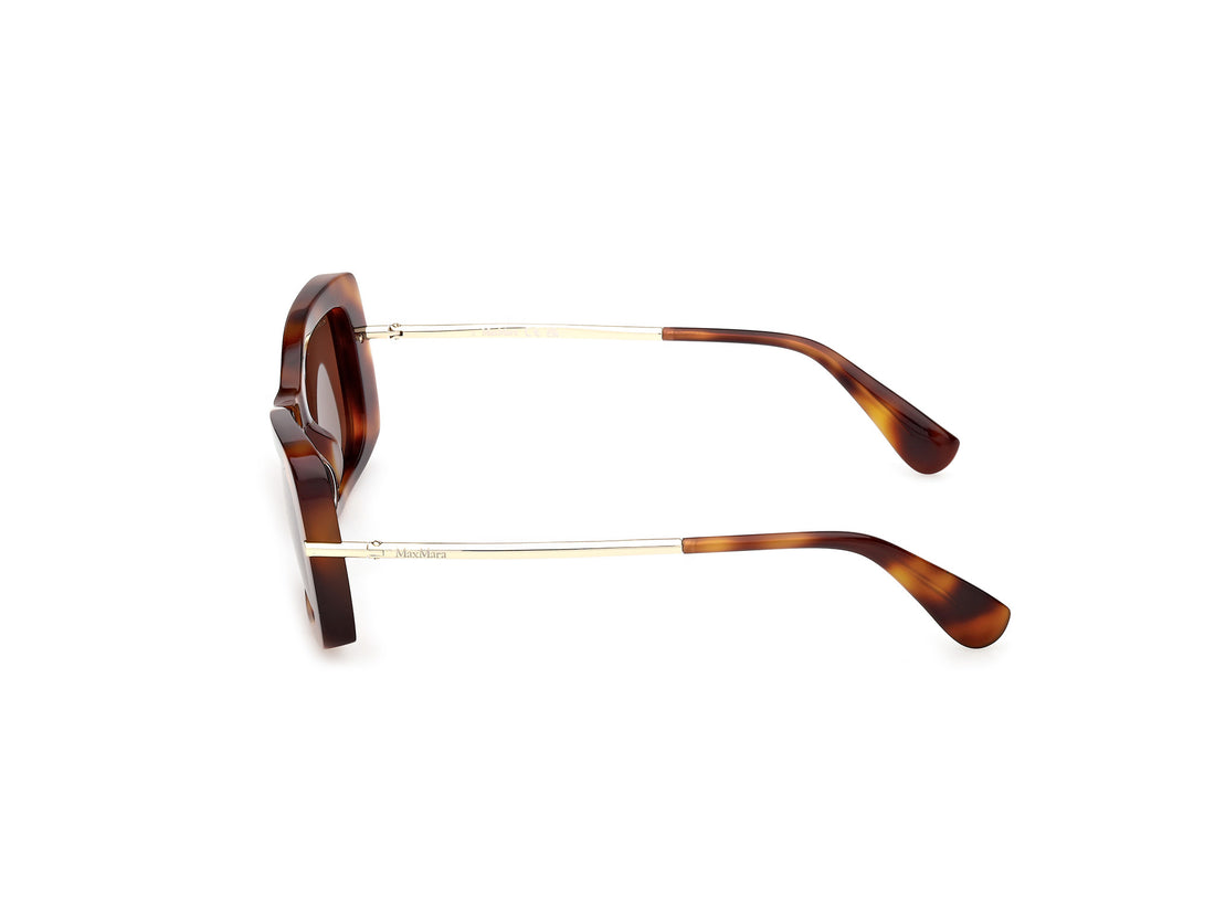 Gafas de sol maxmara mm0194 52e havana rectangular femenino talla 54mm - Vista de detalle
