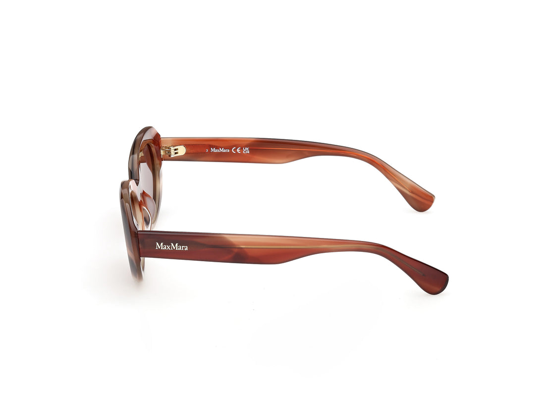 Occhiali da sole maxmara mm0196 68e rojo oval femenino taglia 53mm - Vista dettagliata