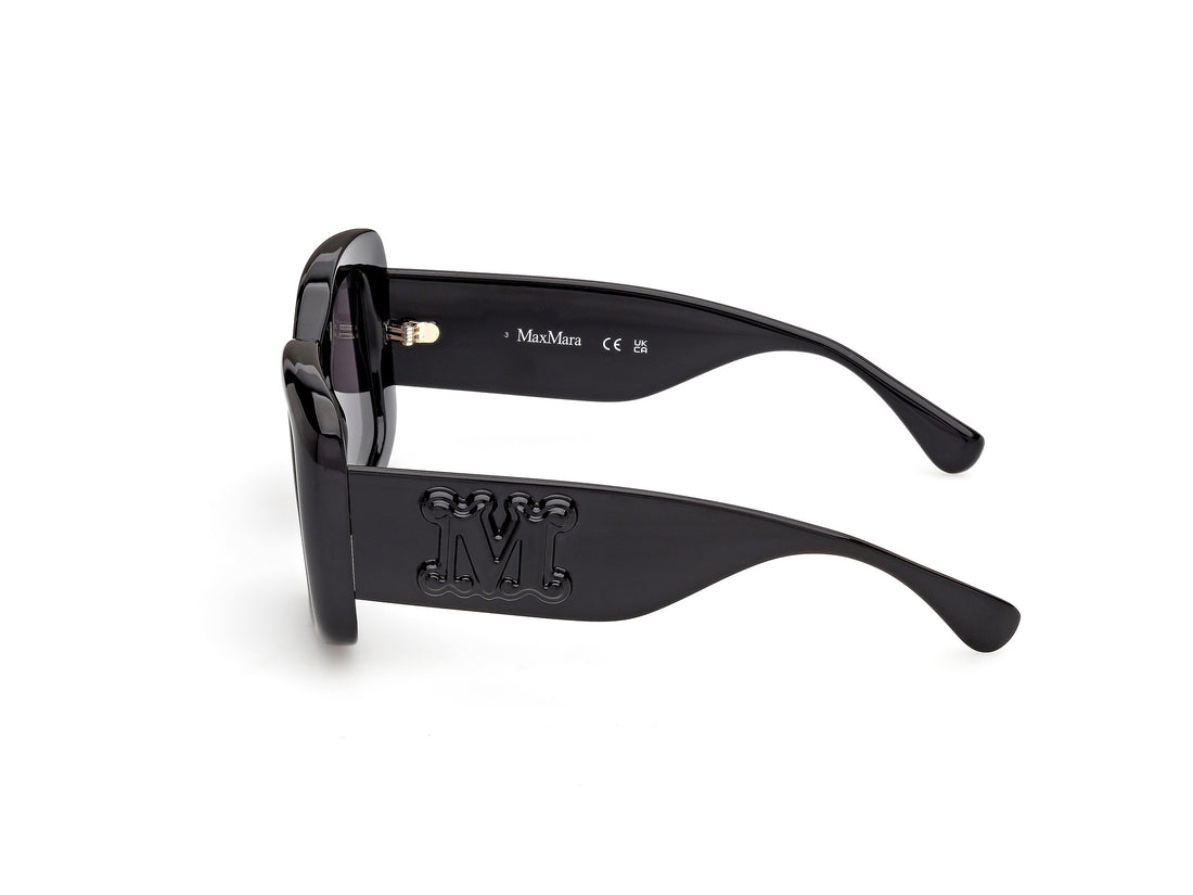 Lunettes de soleil maxmara mm0207 01a negro butterfly femenino taille 52mm - Vue détaillée