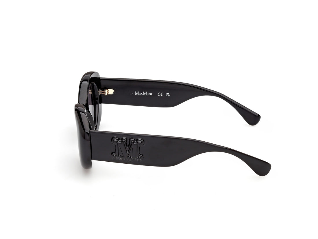 Lunettes de soleil maxmara mm0208 01a negro oval femenino taille 50mm - Vue détaillée