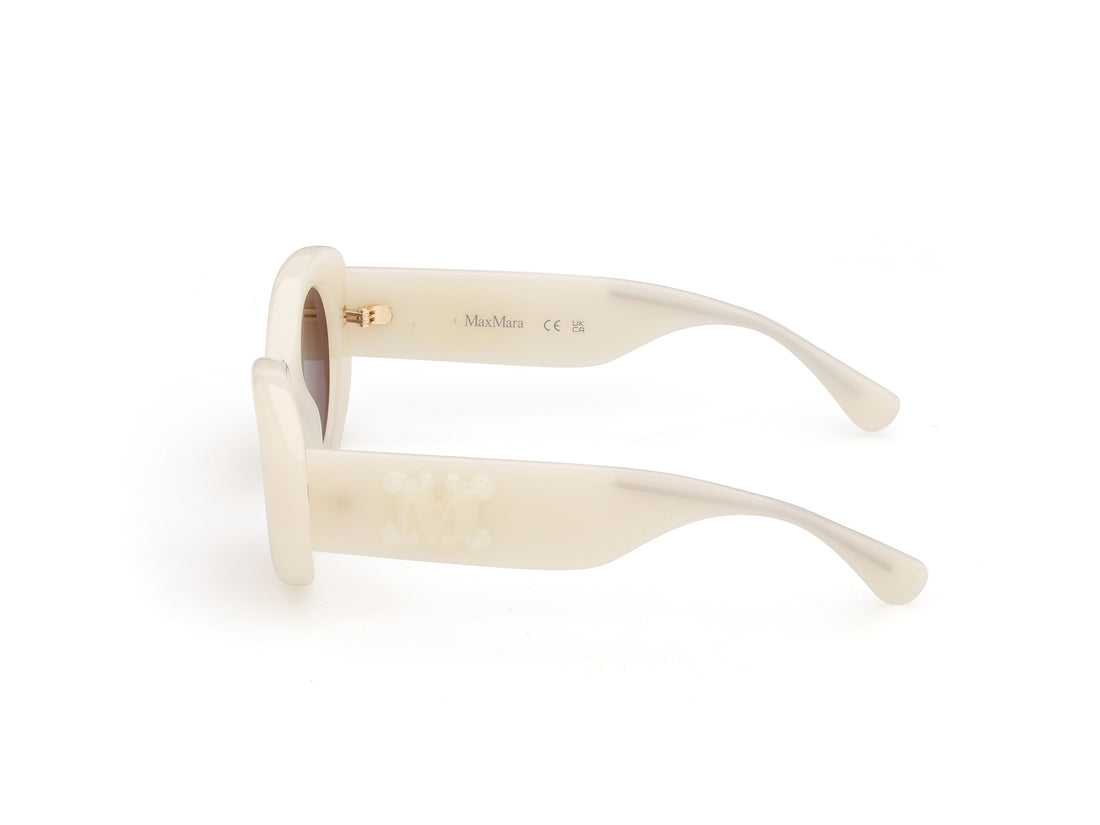 Lunettes de soleil maxmara mm0208 21e blanco oval femenino taille 50mm - Vue détaillée