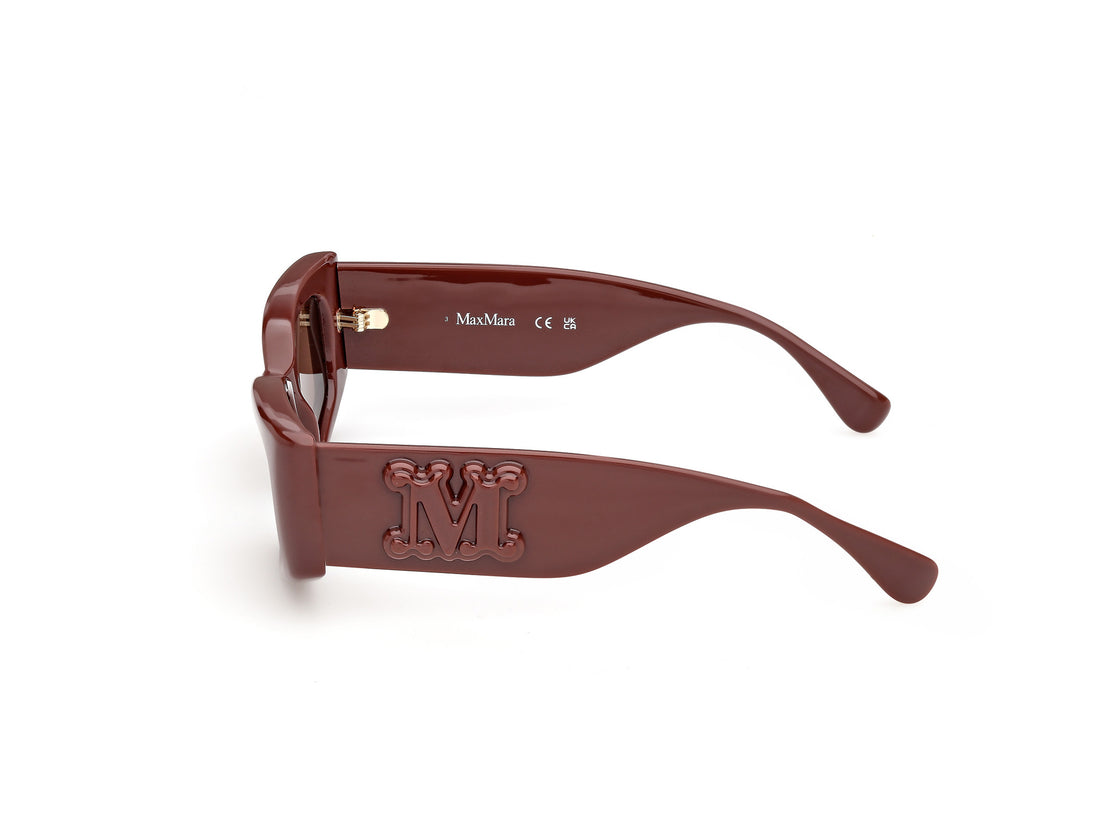 Lunettes de soleil maxmara mm0209 74e rosa geometric femenino taille 53mm - Vue détaillée