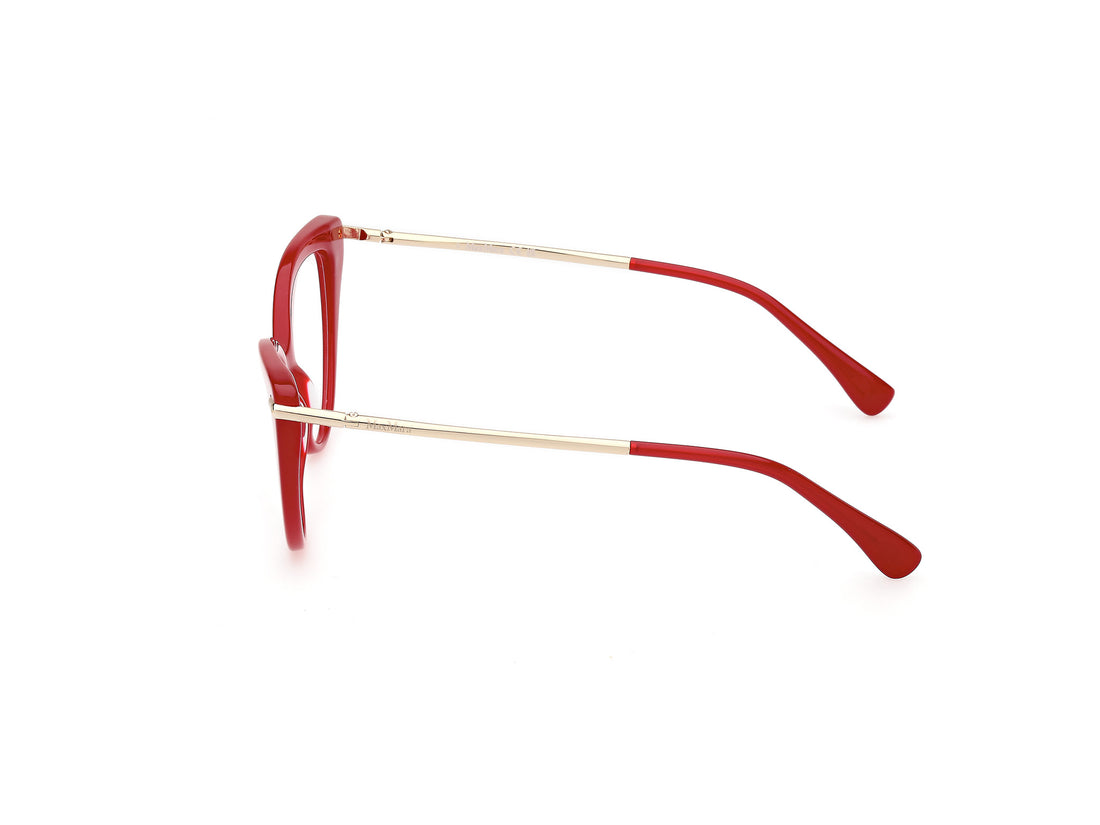 Prescription glasses maxmara mm5145 066 rojo cat eye femenino size 52mm - Detailed view