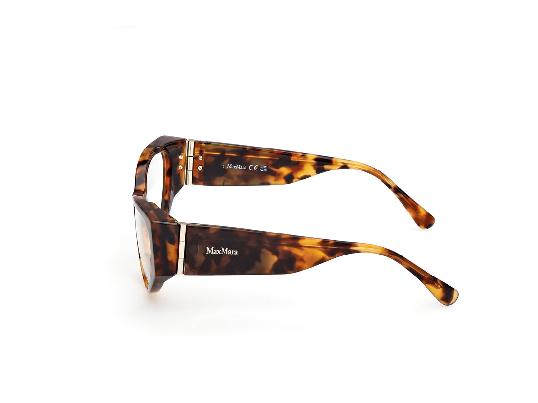 Prescription glasses maxmara mm5174 056 havana cat eye femenino size 55mm - Detailed view