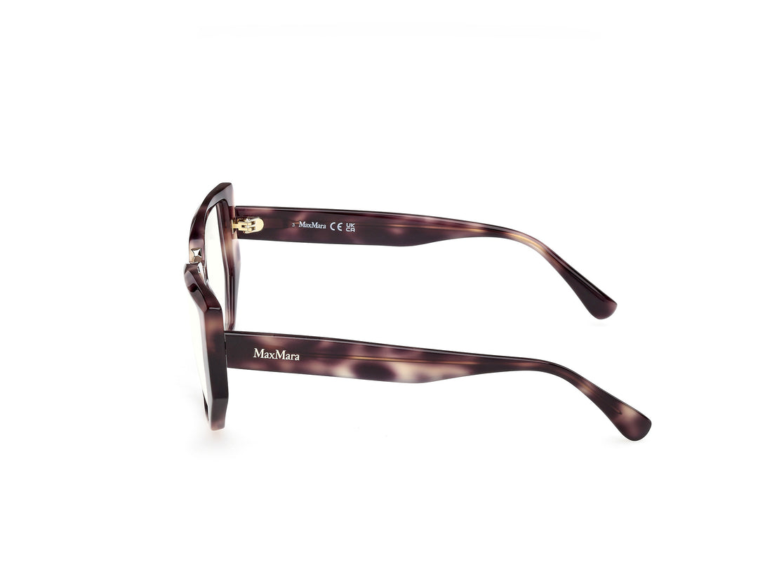 Prescription glasses maxmara mm5179-b 052 havana geometric femenino size 54mm - Detailed view