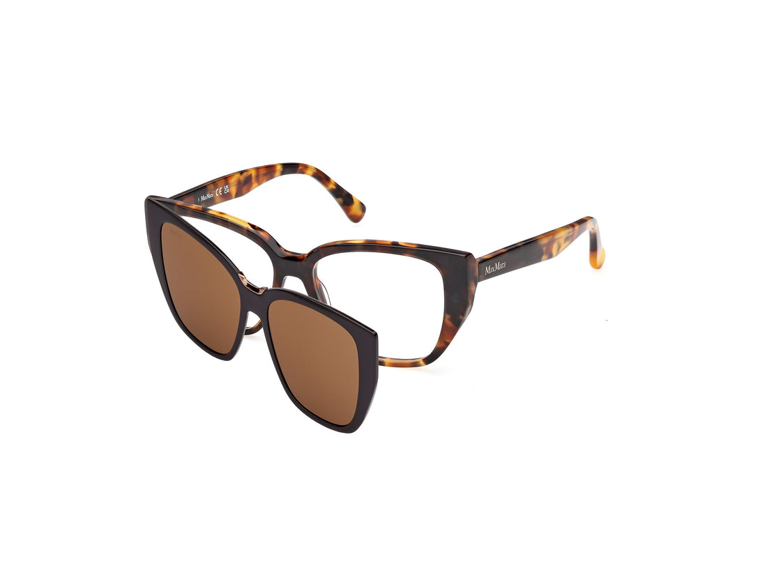 Brillen maxmara mm5212 052 havana round femenino größe 53mm - Hauptansicht