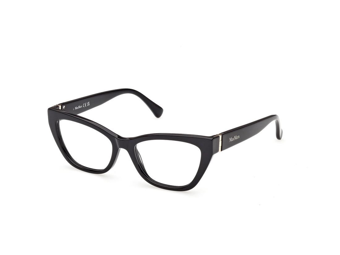 Prescription glasses maxmara mm5228 001 negro cat eye femenino size 53mm - Main view