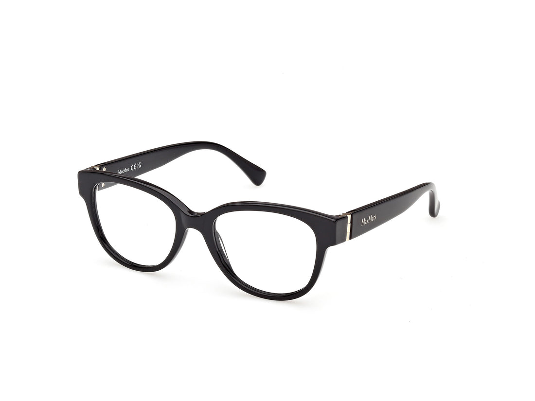 Prescription glasses maxmara mm5229 001 negro round femenino size 52mm - Main view