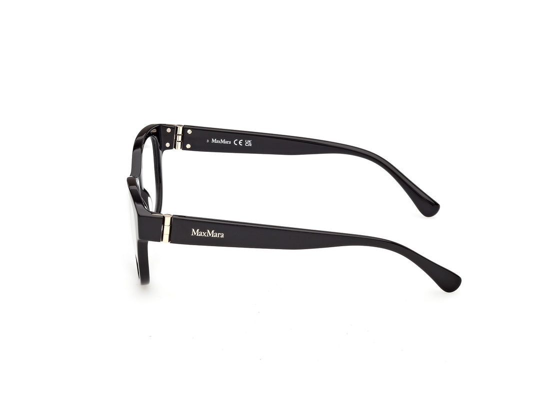 Prescription glasses maxmara mm5229 001 negro round femenino size 52mm - Detailed view
