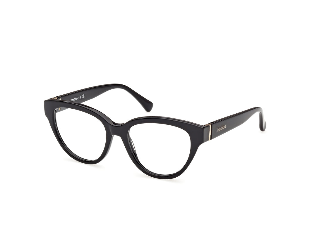 Prescription glasses maxmara mm5230 001 negro round femenino size 52mm - Main view