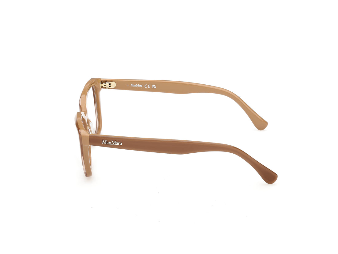 Prescription glasses maxmara mm5232 046 marron cat eye femenino size 54mm - Detailed view