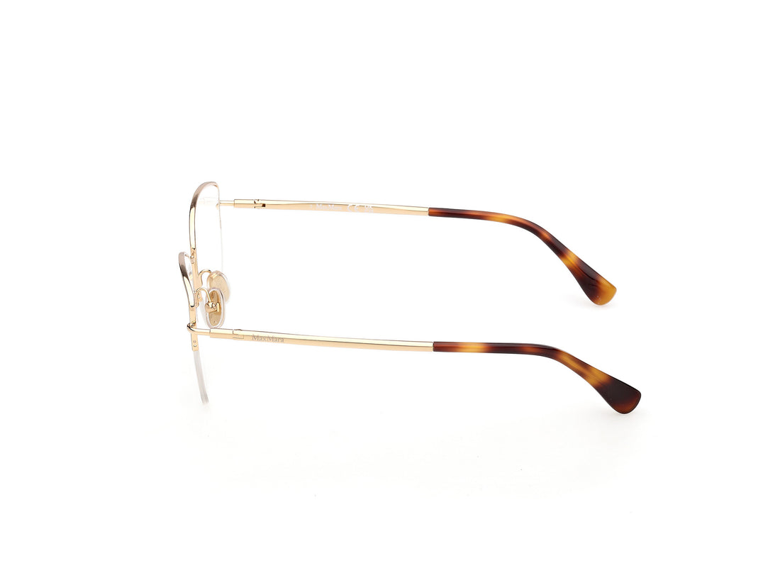 Prescription glasses maxmara mm5234 032 dorado geometric femenino size 53mm - Detailed view