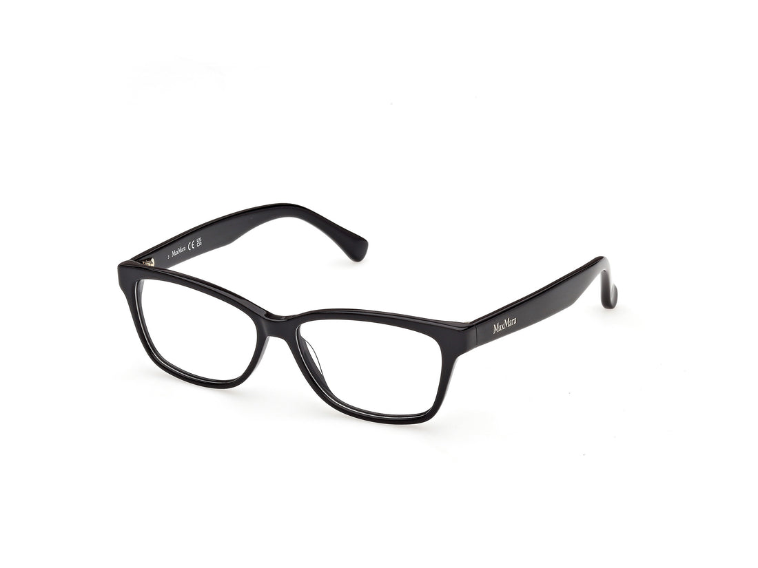 Prescription glasses maxmara mm5237 001 negro rectangular femenino size 52mm - Main view